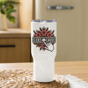 Clicks 4 Causes Travel Mug